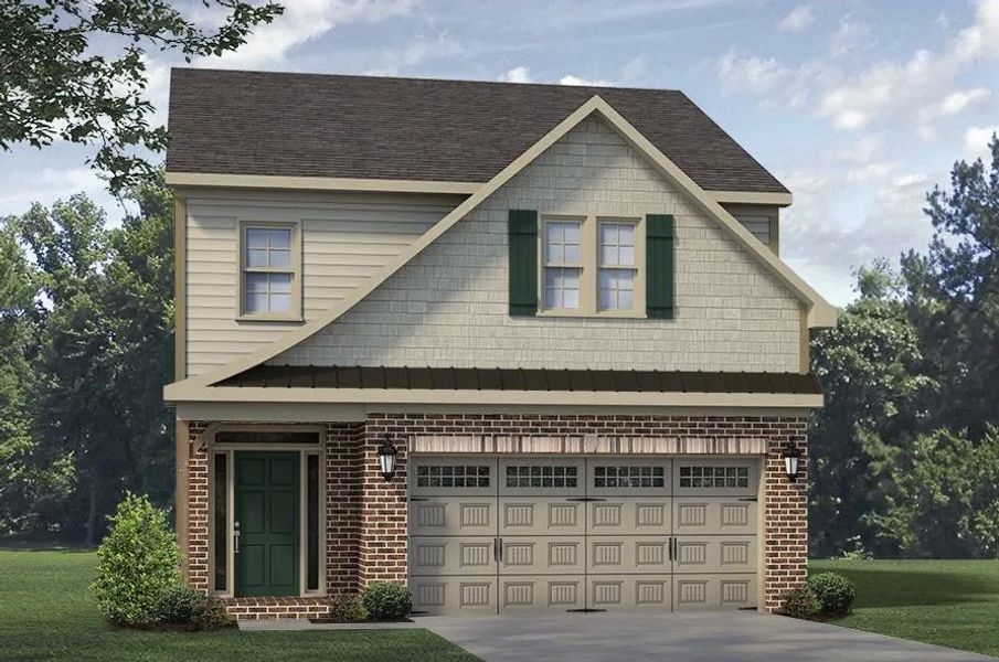 Representative exterior photo of a completed home built from the Greenwich by Keystone Homes NC in Northborough, Colfax, NC (Image 1). Representative exterior photo of a completed home built from the Greenwich by Keystone Homes NC in Northborough, Colfax, NC (Image 1).