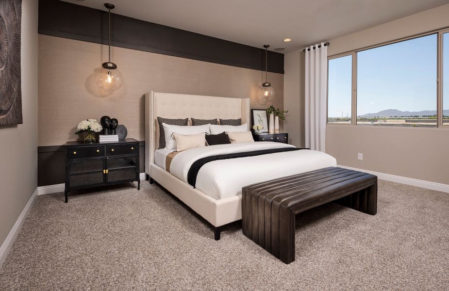 Furnished interior view inside a new home in Allen Ranches, Litchfield Park (Image 12). Furnished interior view inside a new home in Allen Ranches, Litchfield Park (Image 12).