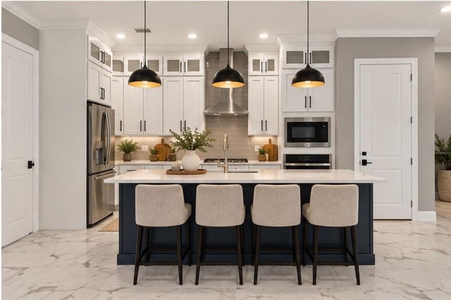 Furnished interior view inside a new home in , Tampa (Image 7).