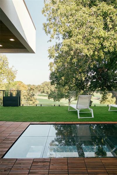 Exterior details and patio area of a home in , Dallas (Image 34).