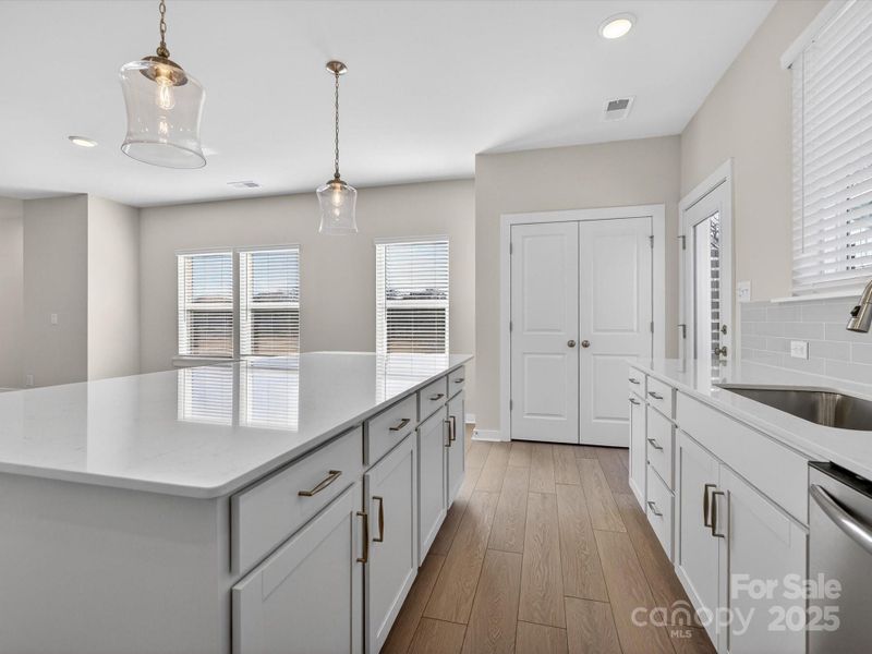 Furnished interior view inside a new home in Central Living at Craig, Charlotte (Image 8).