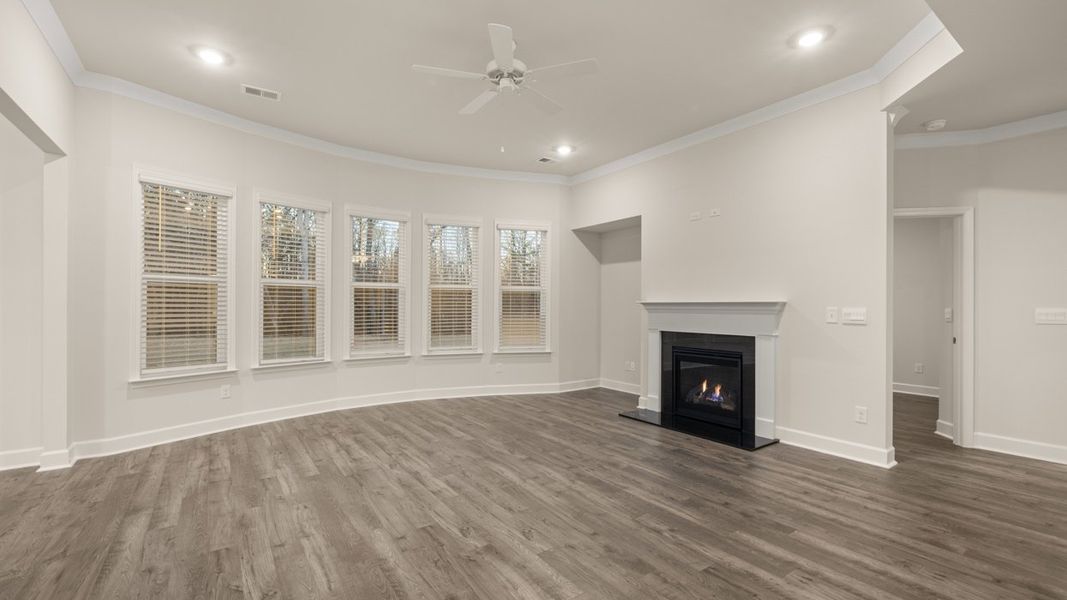 Spacious, unfurnished interior of a new home in The Gates at Pates Creek, Hampton (Image 20).
