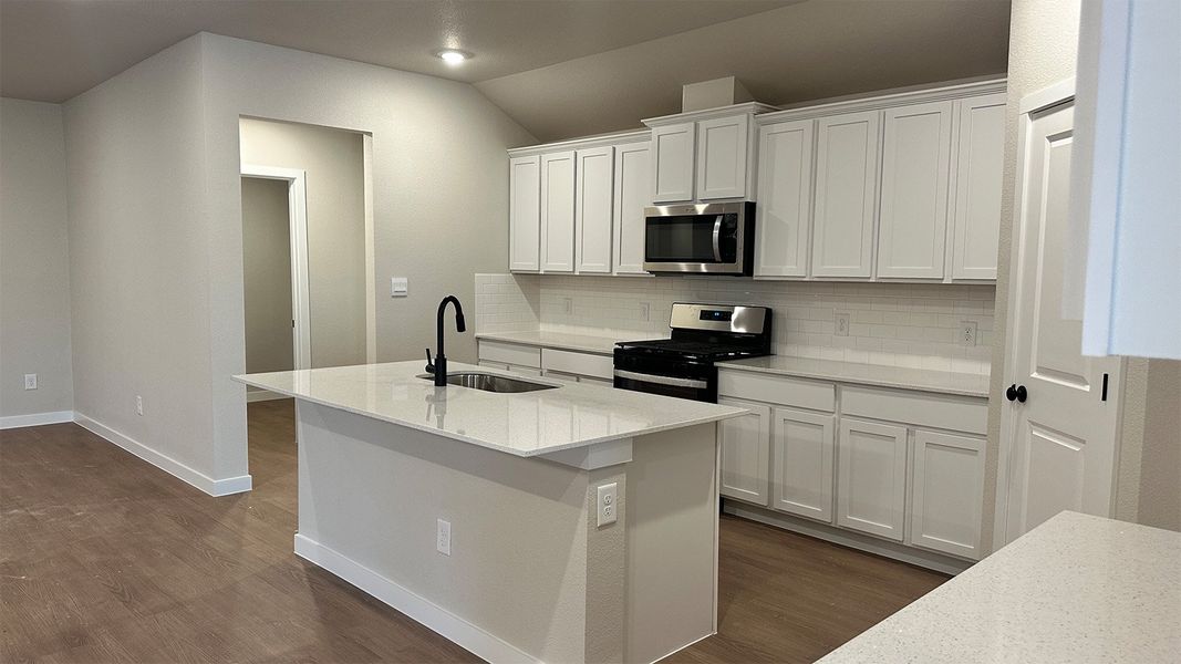 Furnished interior view inside a new home in The Lakes Northwest, Robstown (Image 10).