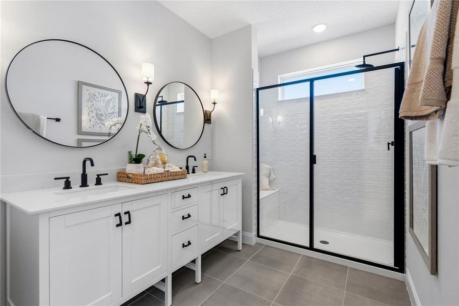 Furnished interior view inside a new home in , Winter Garden (Image 29). Furnished interior view inside a new home in , Winter Garden (Image 29).