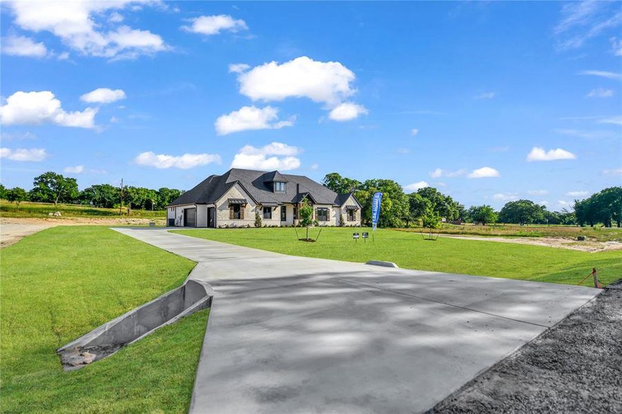 Front exterior of a new home in , Decatur, TX, highlighting curb appeal (Image 28).