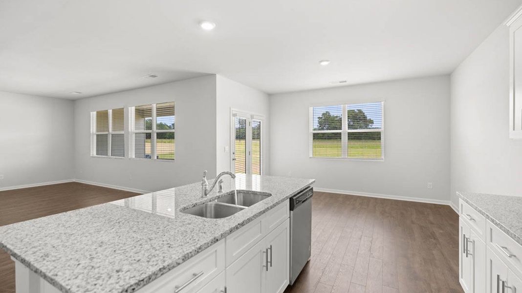 Representative furnished interior of a home built from the Denton by D.R. Horton in Chukker Creek Landing, Aiken (Image 6).