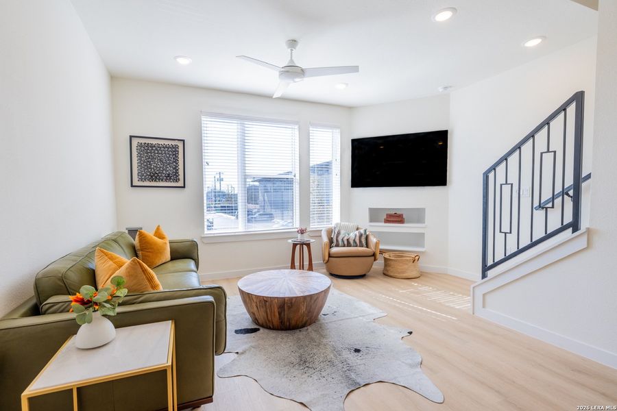 Furnished interior view inside a new home in Grayson House, San Antonio (Image 12).