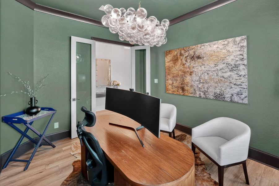 Opposite view of this beautiful home office.