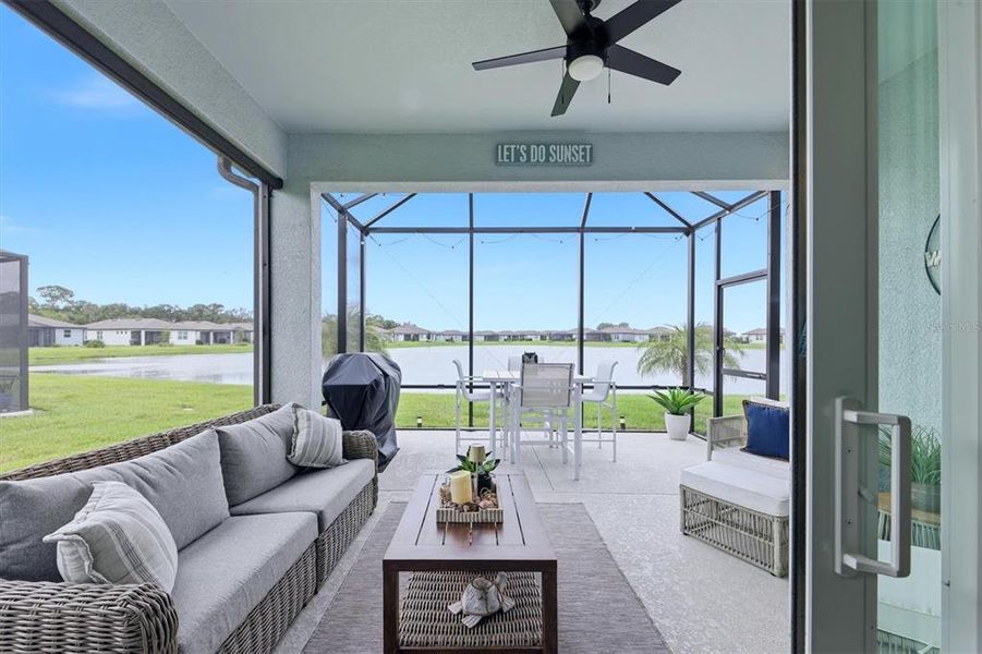 Exterior details and patio area of a home in , Parrish (Image 20).
