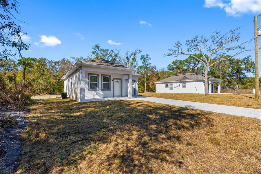 Exterior details and patio area of a home in , New Port Richey (Image 25). Exterior details and patio area of a home in , New Port Richey (Image 25).