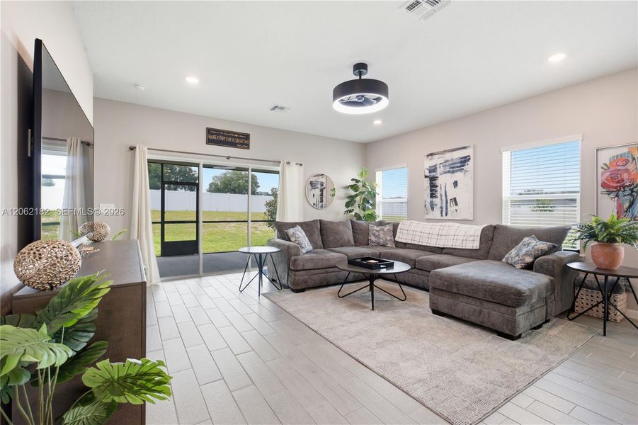 Furnished interior view inside a new home in , Ocala (Image 9). Furnished interior view inside a new home in , Ocala (Image 9).