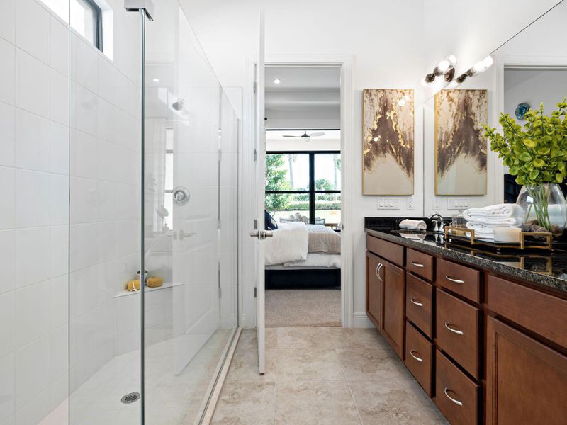 Furnished interior view inside a new home in Cresswind Palm Beach at Westlake, Westlake (Image 4).