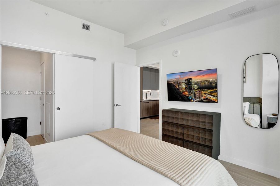 Furnished interior view inside a new home in , Miami Beach (Image 15).