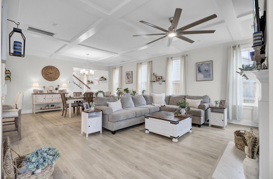 Furnished interior view inside a new home in Lochton, Summerville (Image 37).