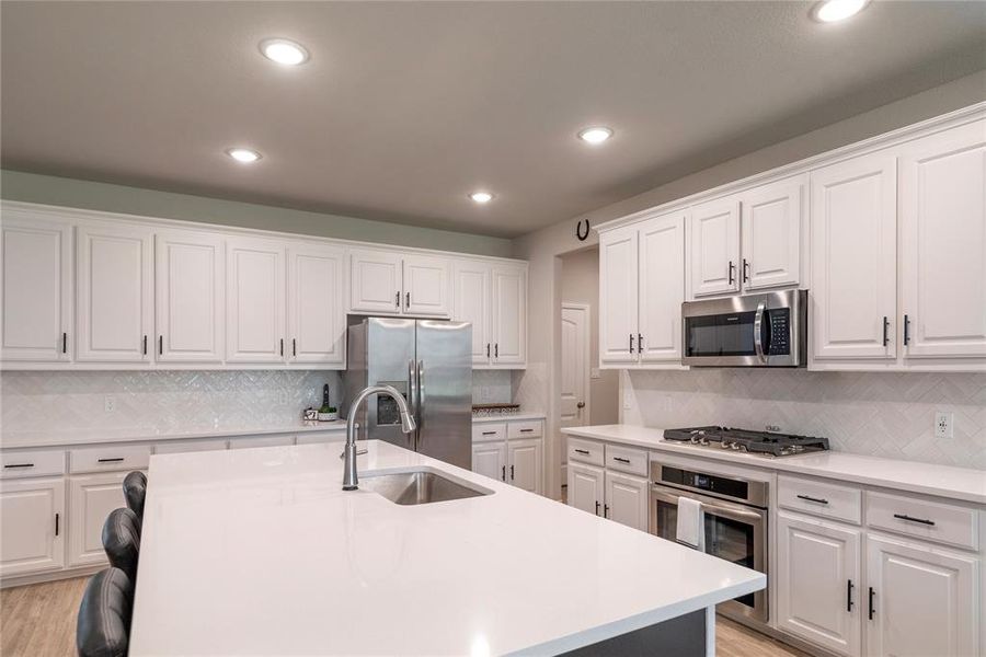 Furnished interior view inside a new home in Lakeview Heights, Azle (Image 13).