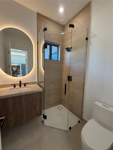 Furnished interior view inside a new home in , Miami (Image 6).