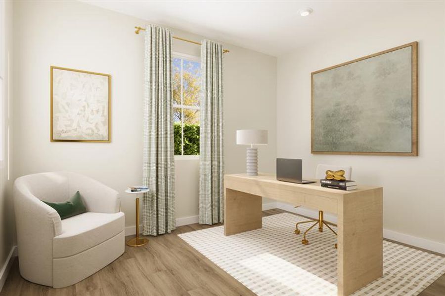 Furnished interior view inside a new home in Seminole Palms Single-Family Homes, Palm Coast (Image 4).