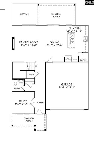 2D floor plan layout of this home in Boykin Hills, Chapin, SC (Image 3). 2D floor plan layout of this home in Boykin Hills, Chapin, SC (Image 3).