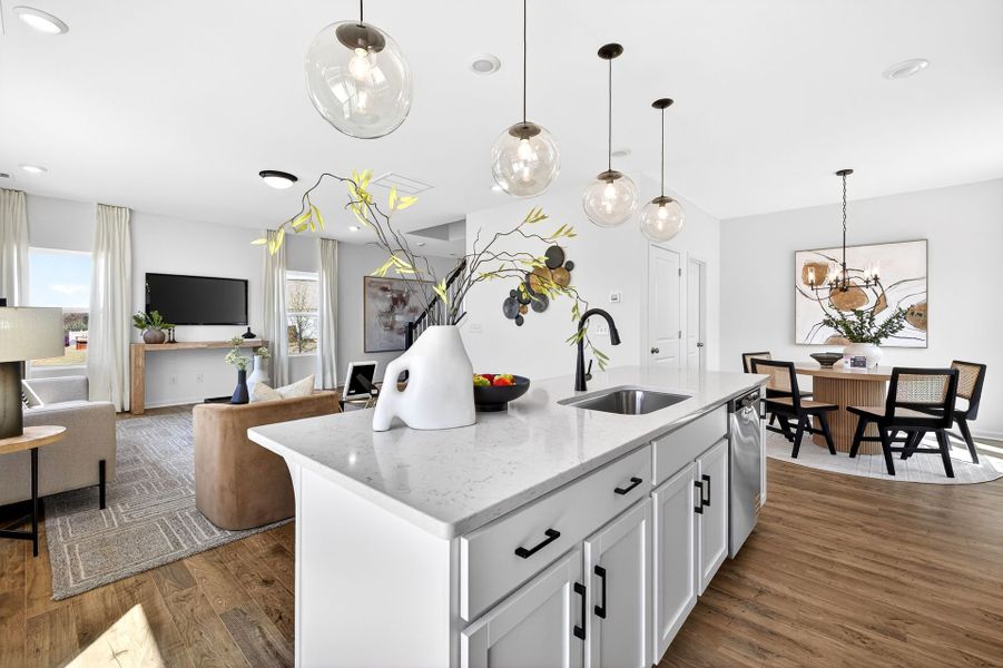 Furnished interior view inside a new home in Grandview, Albemarle (Image 26). Furnished interior view inside a new home in Grandview, Albemarle (Image 26).