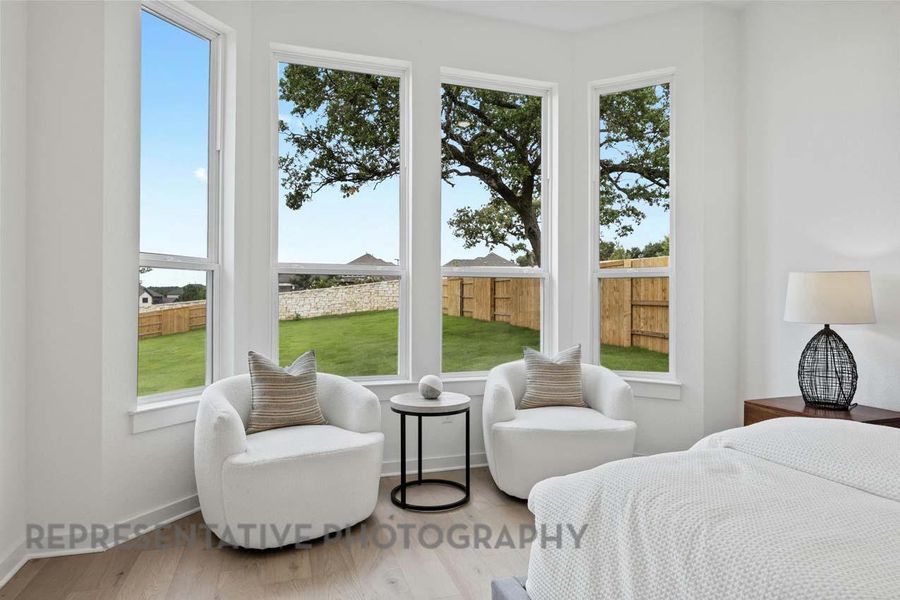Furnished interior view inside a new home in Parkside On The River: 50ft. lots, Georgetown (Image 14).