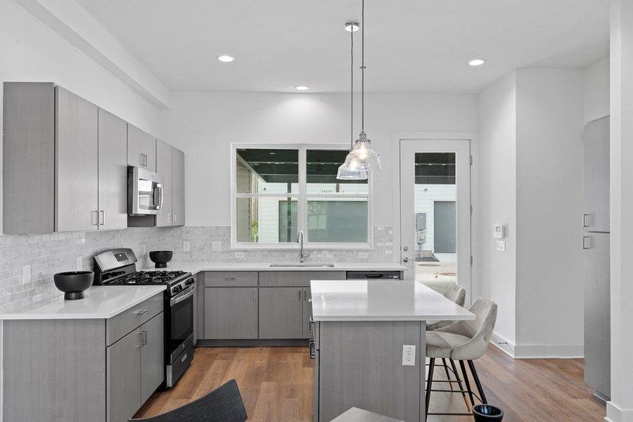 Furnished interior view inside a new home in , Austin (Image 10). Furnished interior view inside a new home in , Austin (Image 10).