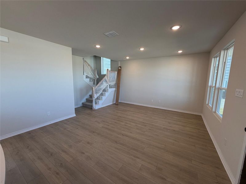 Spacious, unfurnished interior of a new home in Lariat, Liberty Hill (Image 14). Spacious, unfurnished interior of a new home in Lariat, Liberty Hill (Image 14).