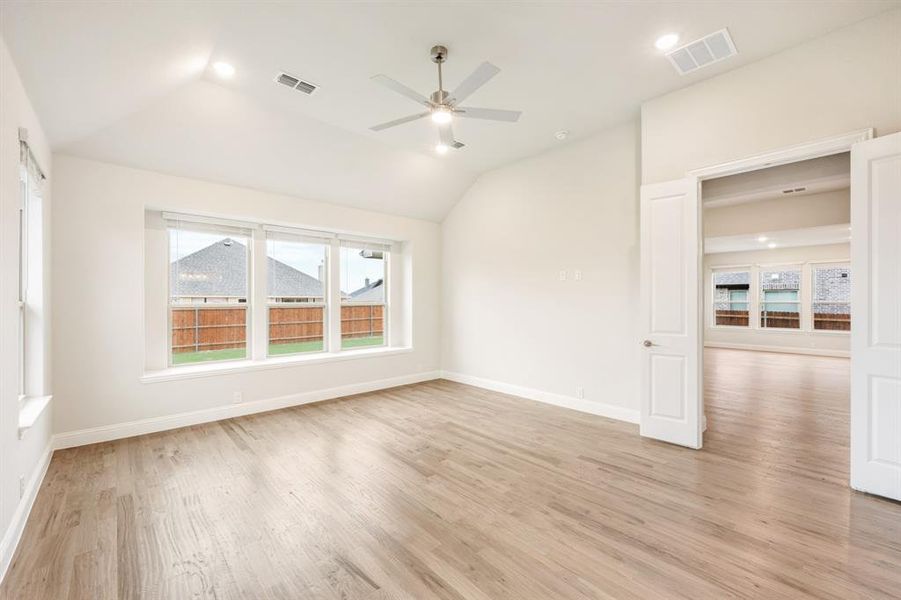 Spacious, unfurnished interior of a new home in Hayes Crossing, Midlothian (Image 23). Spacious, unfurnished interior of a new home in Hayes Crossing, Midlothian (Image 23).