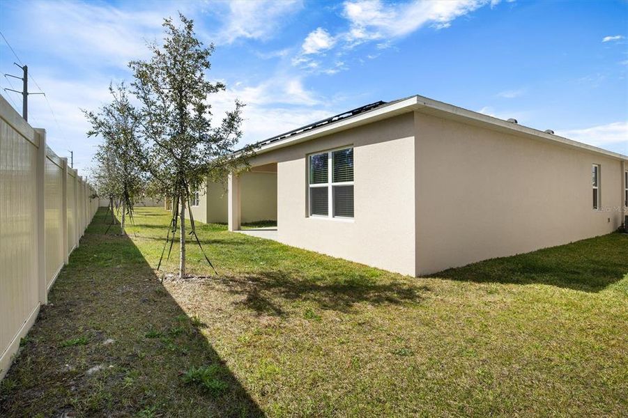 Exterior details and patio area of a home in Cadence at Parc Hill, Orange City (Image 3).