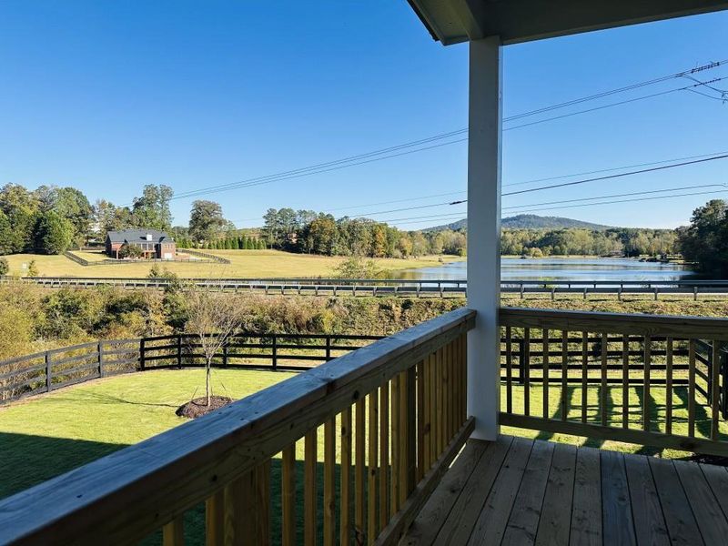 Exterior details and patio area of a home in Hillshire, Cumming (Image 2).