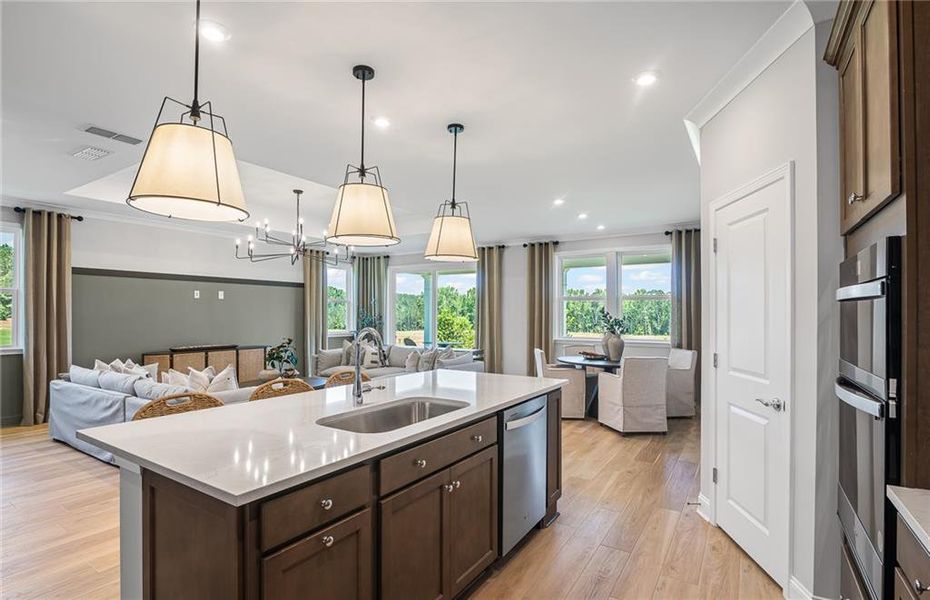 Furnished interior view inside a new home in Overland, Locust Grove (Image 18).