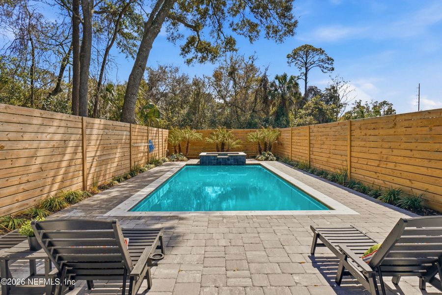 Exterior details and patio area of a home in , Jacksonville (Image 29).