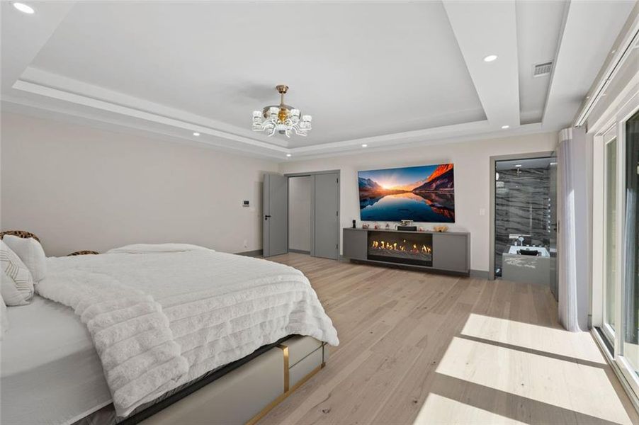 Furnished interior view inside a new home in , Stone Mountain (Image 7).
