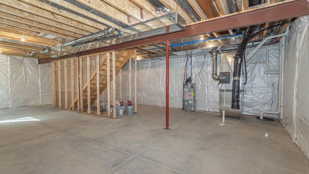 Construction in progress for homes built from the The Winslow by Norfolk Homes in Valleys, Jackson, MI (Image 113).