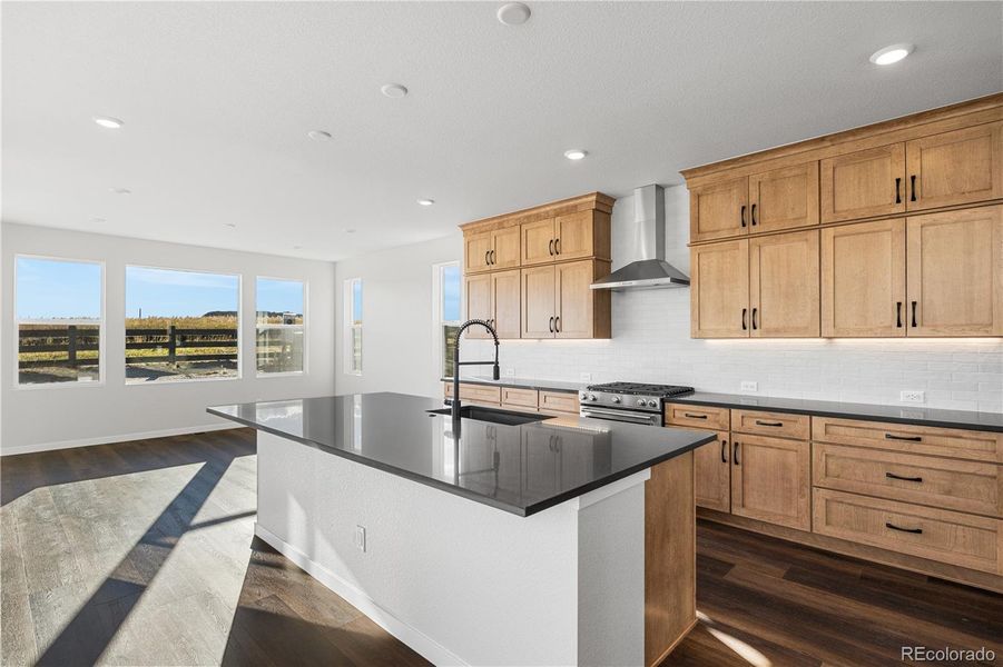 Furnished interior view inside a new home in Portrait at The Canyons, Castle Pines (Image 12).