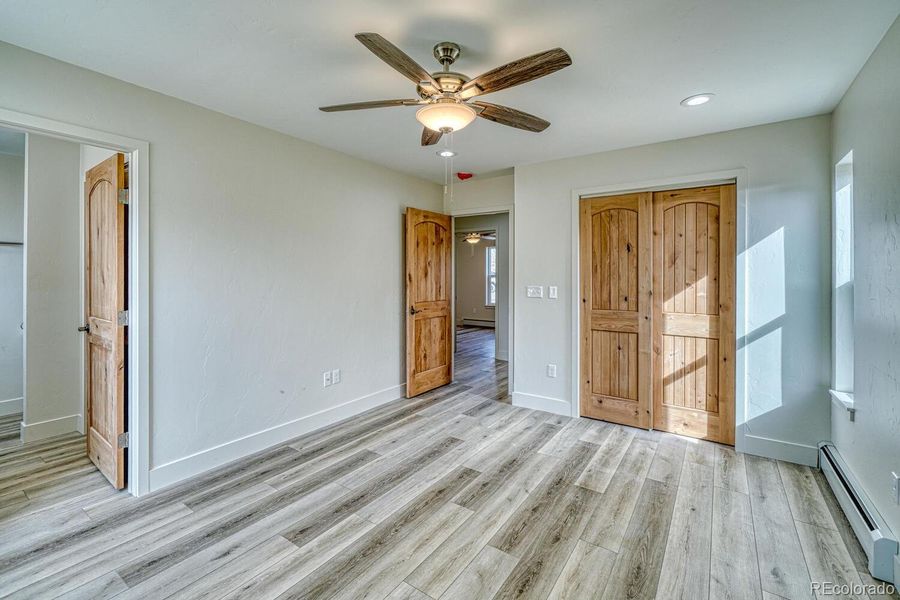 Primary bedroom: Photos not of actual home but similar model Primary bedroom: Photos not of actual home but similar model