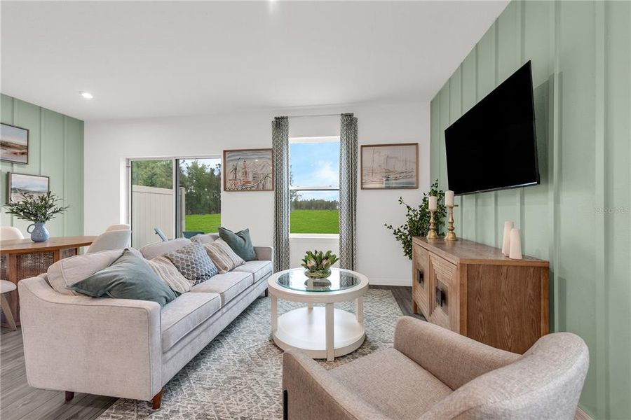 Furnished interior view inside a new home in , Tavares (Image 22).