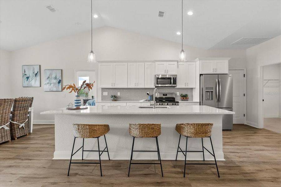 Furnished interior view inside a new home in , Sebring (Image 12). Furnished interior view inside a new home in , Sebring (Image 12).