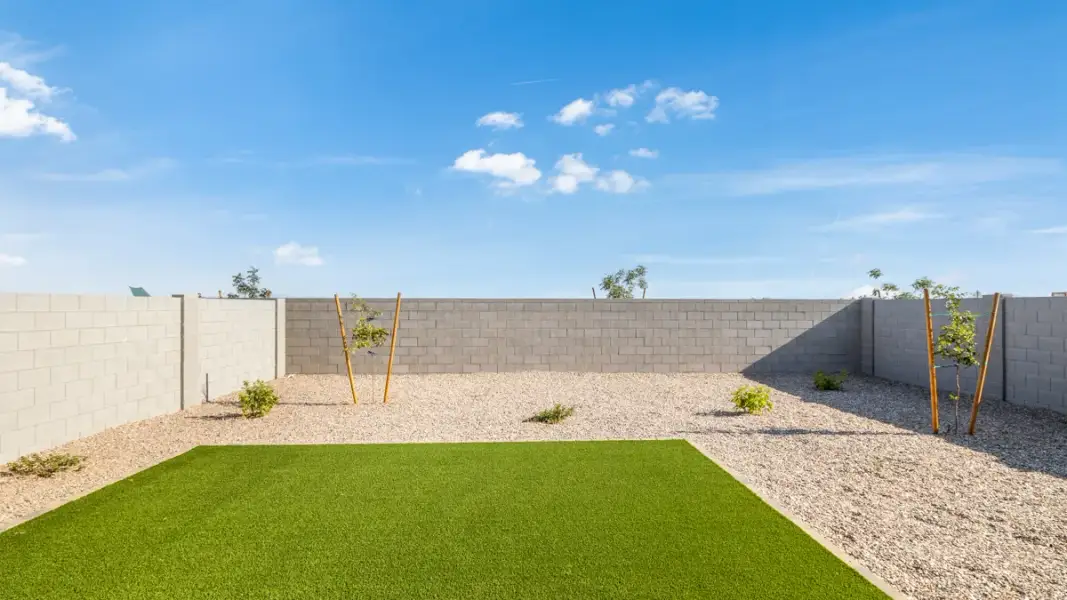 Exterior details and patio area of a home in Zanjero Pass, Waddell (Image 21).