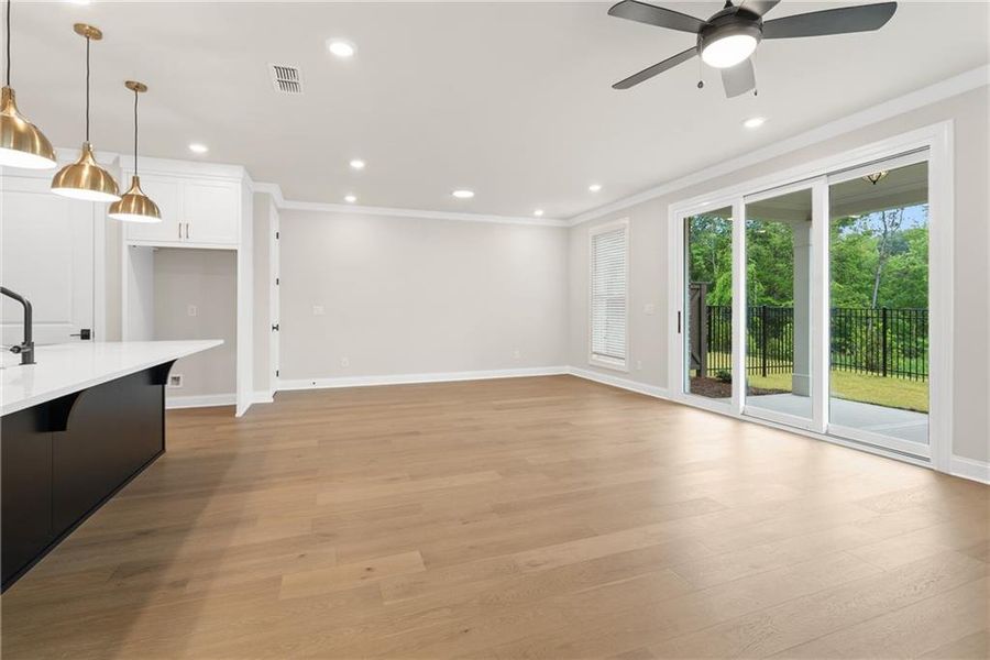 Spacious, unfurnished interior of a new home in Waterside Townhomes, Peachtree Corners (Image 11).