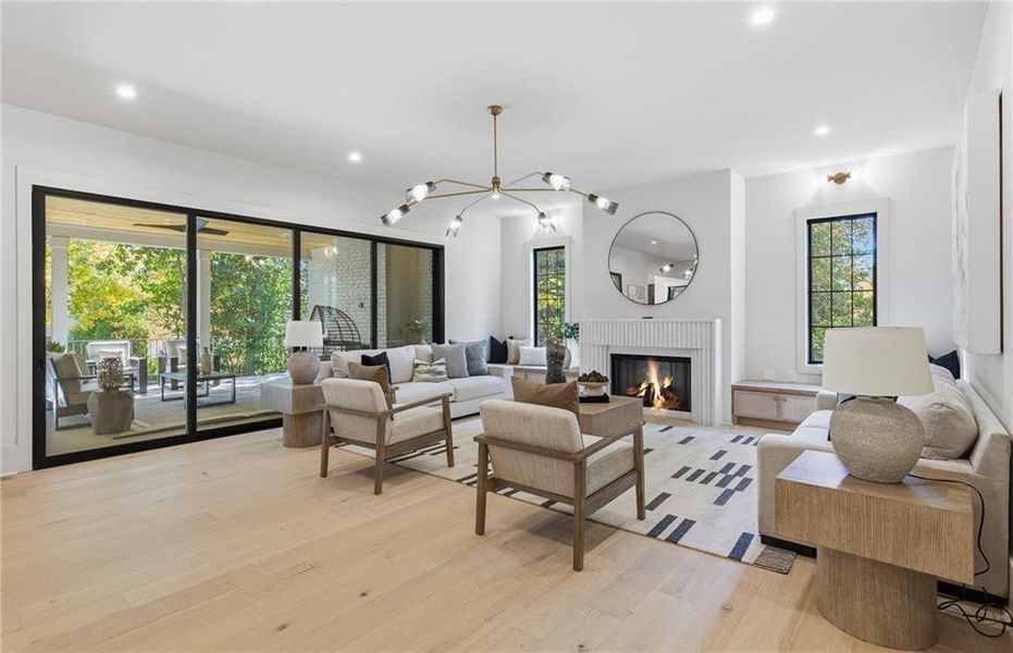 Furnished interior view inside a new home in , Atlanta (Image 15).