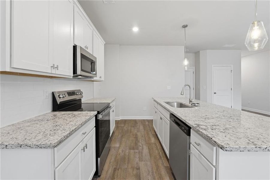 Furnished interior view inside a new home in Concord Oaks, Powder Springs (Image 8).