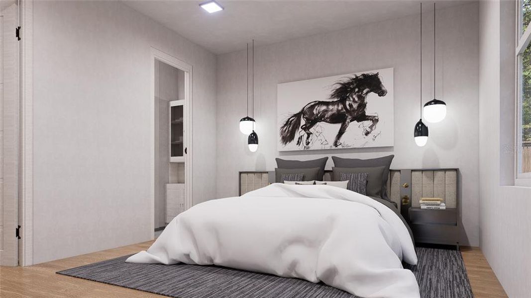 Furnished interior view inside a new home in , Hudson (Image 6).