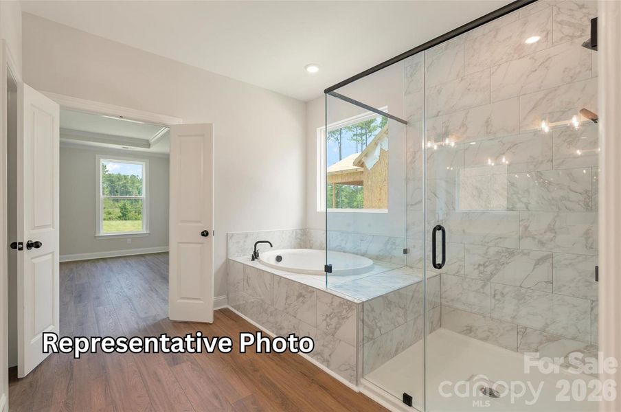 Furnished interior view inside a new home in Robinson Oaks, Gastonia (Image 9). Furnished interior view inside a new home in Robinson Oaks, Gastonia (Image 9).