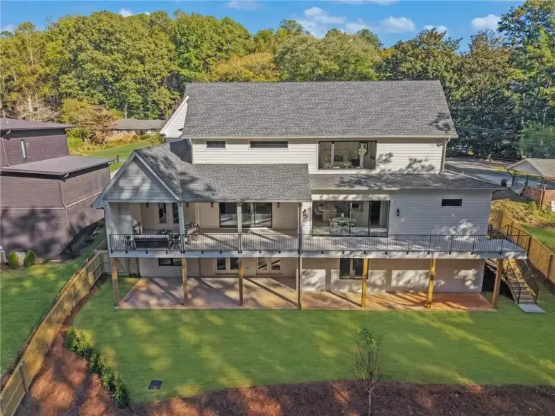 Exterior details and patio area of a home in , Sandy Springs (Image 33).