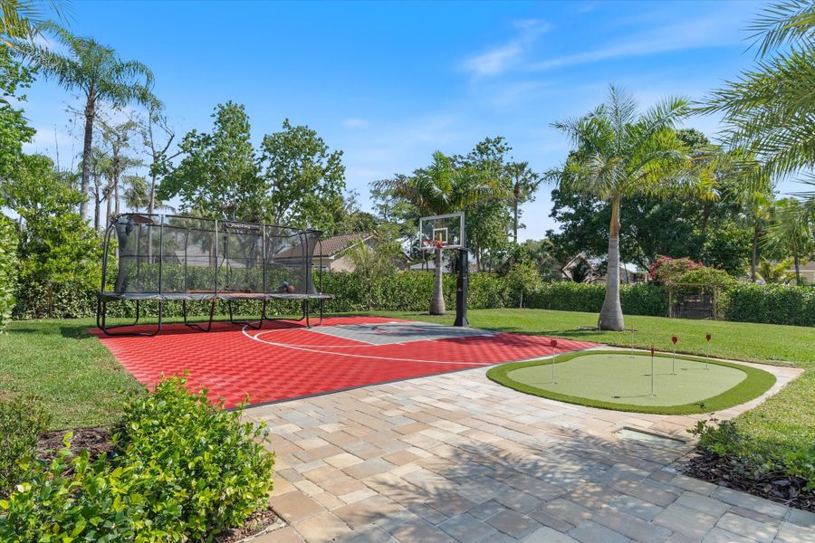 Sport Court and Putting Green