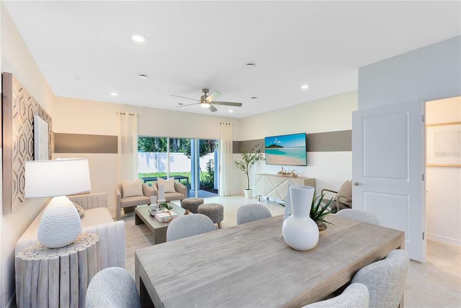 Furnished interior view inside a new home in Skylar Crest, Sanford (Image 18). Furnished interior view inside a new home in Skylar Crest, Sanford (Image 18).