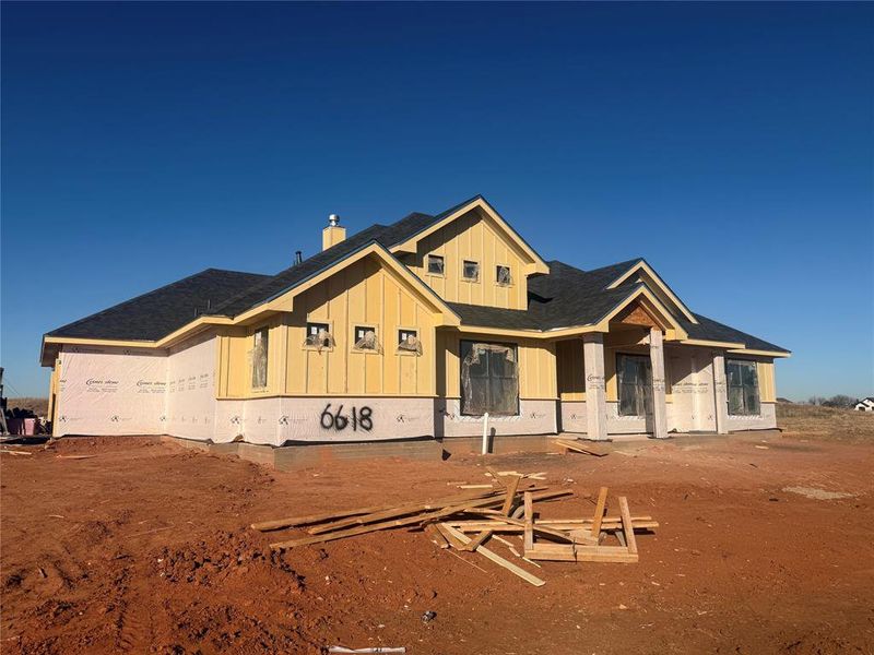 In-progress construction of a new home in , Abilene, TX (Image 3). In-progress construction of a new home in , Abilene, TX (Image 3).