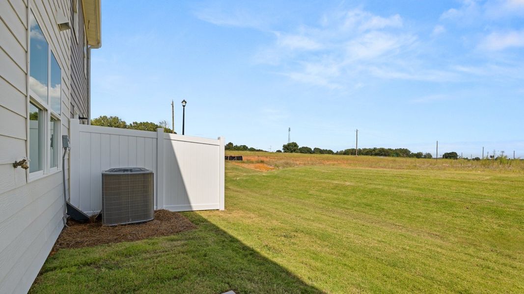 Exterior details and patio area of a home in Weatherstone, Grovetown (Image 26).