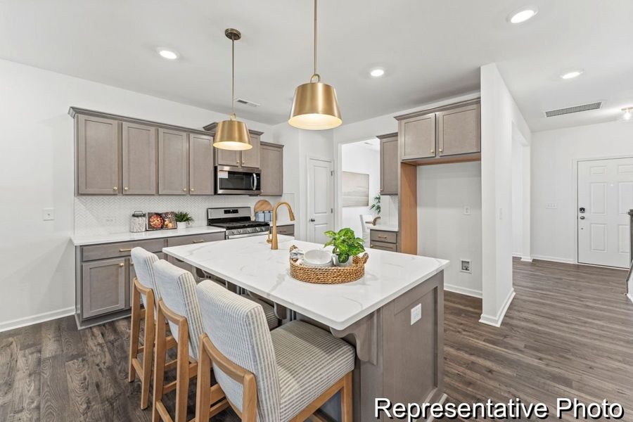 Furnished interior view inside a new home in Copper Ridge at Flowers Plantation, Clayton (Image 3).