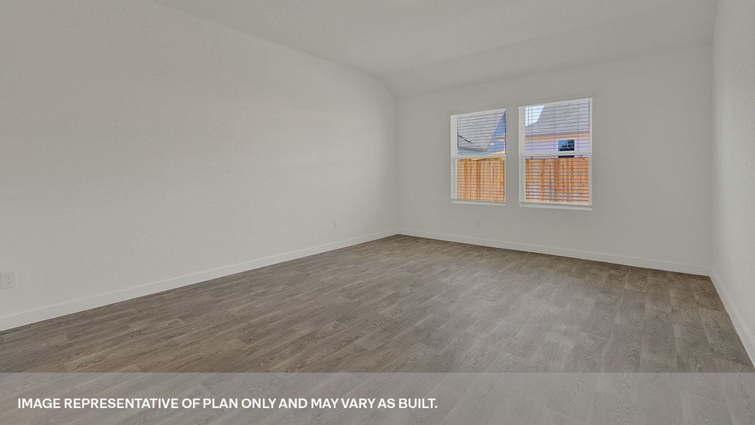 Representative unfurnished interior of a home built from the The Dean by D.R. Horton in Sonoma Oaks, Fredericksburg (Image 26). Representative unfurnished interior of a home built from the The Dean by D.R. Horton in Sonoma Oaks, Fredericksburg (Image 26).